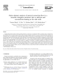 Finite element analysis of natural convection flow in a isosceles