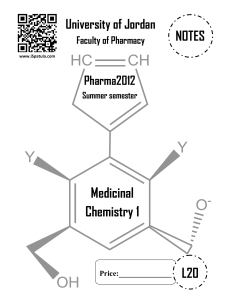 L20 Medicinal Ch 28.07.2015 Metabolism