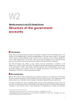 Structure of the government accounts