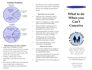 What to do When you Can`t Conceive