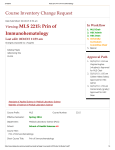 Viewing: MLS 2215: Prin of Immunohematology