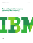 Three guiding principles to improve data security and