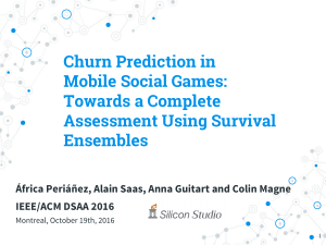 Churn Prediction in Mobile Social Games: Towards a Complete