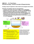 General Concepts and Biogeochemistry