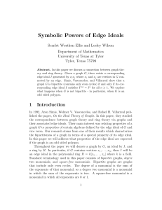 Symbolic Powers of Edge Ideals - Rose