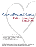 Patient Handbook - Catawba Regional Hospice