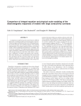 Comparison of integral equation and physical scale modeling of the