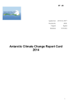 Antarctic Climate Change Report Card 2014
