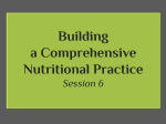 Building a Comprehensive Nutritional Practice