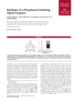 Synthesis of a Phosphorus-Containing Hybrid Porphyrin