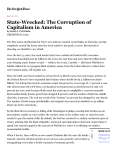 State-Wrecked: The Corruption of Capitalism in America - 04-1-2013