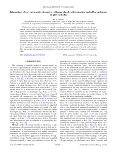 Bifurcations of current transfer through a collisional sheath with