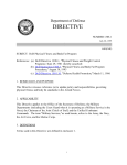 DoD Directive 1308.1 - Medical and Public Health Law Site