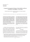 Computed tomography findings of labyrinthitis ossificans secondary