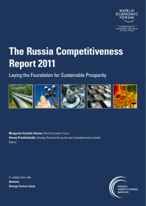 The Russia Competitiveness Report 2011 - WEF