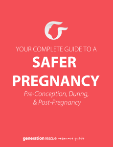 Safe Pregnancy Guide