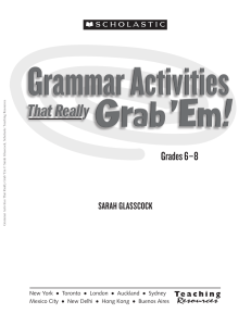 Grades 6–8 - Scholastic