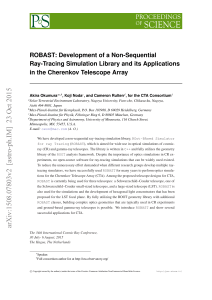 ROBAST: Development of a Non-Sequential Ray