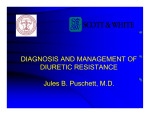 Diagnosis and Management of Diuretic