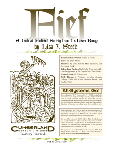 Fief: A Look at Medieval Society from Its Lower Rungs (1.02a)