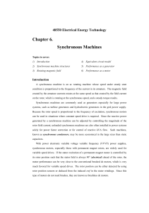 Chapter 6. Synchronous Machines