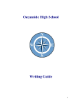 Oceanside High School Writing Guide