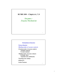 Partial Class Notes Chapter 6-8 ENZYME#2