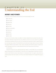 Understanding the Fed