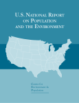 U.S. National Report on Population and the Environment