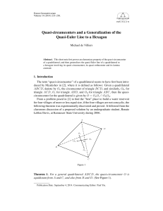 Quasi-circumcenters and a Generalization of the Quasi