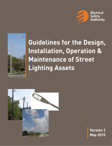 Guidelines for the Design, Installation, Operation