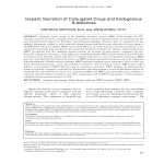 Hepatic Secretion of Conjugated Drugs and Endogenous Substances