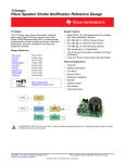 Piezo Speaker Strobe Notification Reference