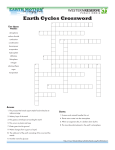 Earth Cycles Crossword - Western Reserve Public Media