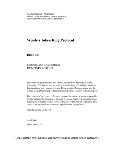 Wireless Token Ring Protocol