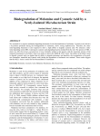 Biodegradation of Melamine and Cyanuric Acid by a Newly