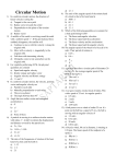 Circular Motion - Saptarshi Classes