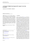 A K-Farthest-Neighbor-based approach for support vector data