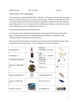 UMass Amherst FFYS 197 ECE Fall 2014 Course Note1. Prof