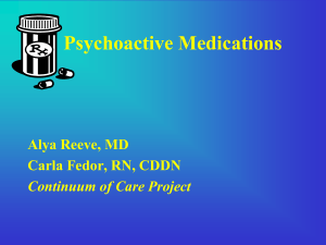 Psychoactive Medications