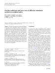 Friction coefficients and wear rates of different orthodontic archwires
