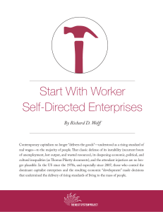 Start With Worker Self-Directed Enterprises
