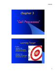 Ch 3 Cell Processes Powerpoint Student edition 2016