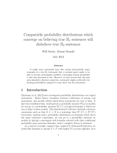 Computable probability distributions which converge on believing