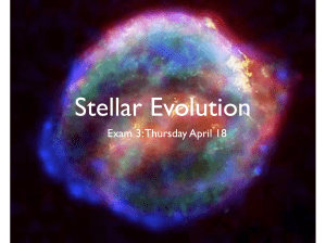 Stellar Evolution II