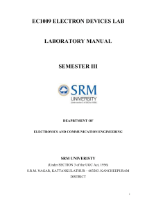 ec1009 electron devices lab laboratory manual