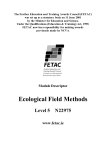 Ecological Field Methods