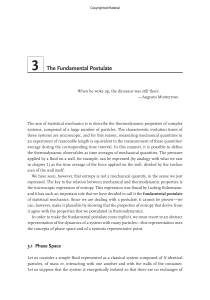 3 The Fundamental Postulate - Princeton University Press