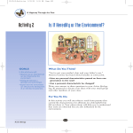 Activity 2 Is It Heredity or the Environment?