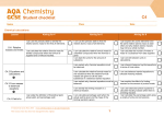 C4 Chemical Calculations Grade Descriptor